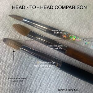 100% kolinsky acrylic brush - size 10